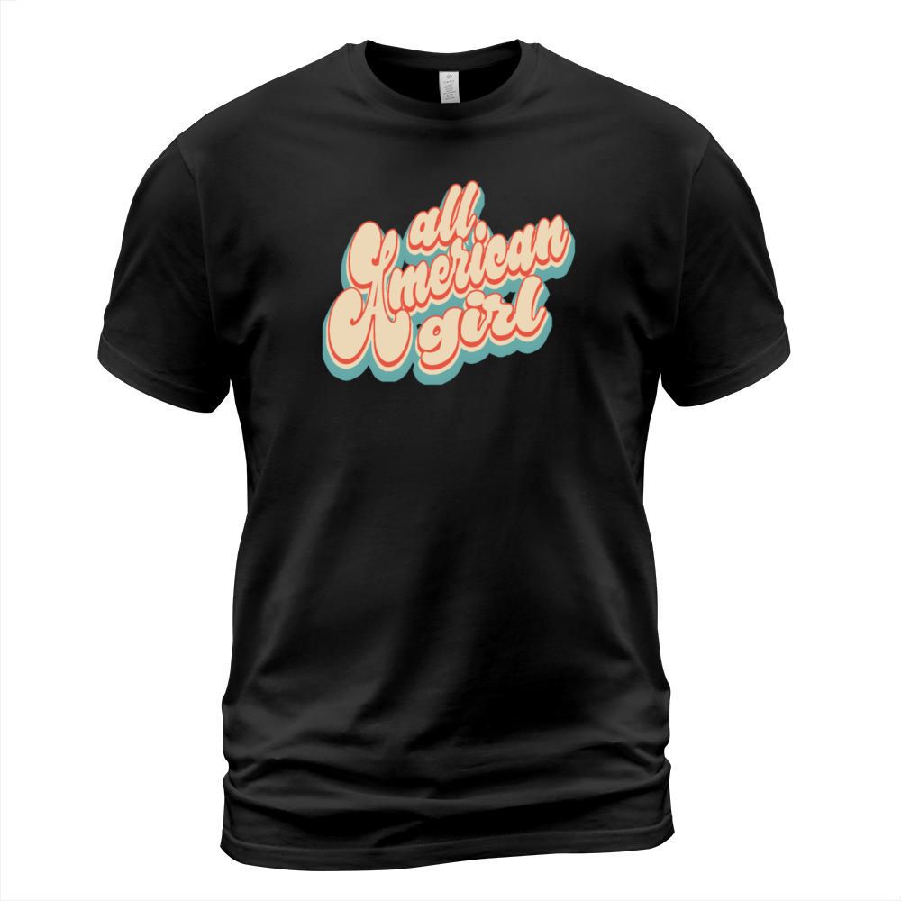 Vintage Classic All American Girl 4th of July T-Shirt Unisex