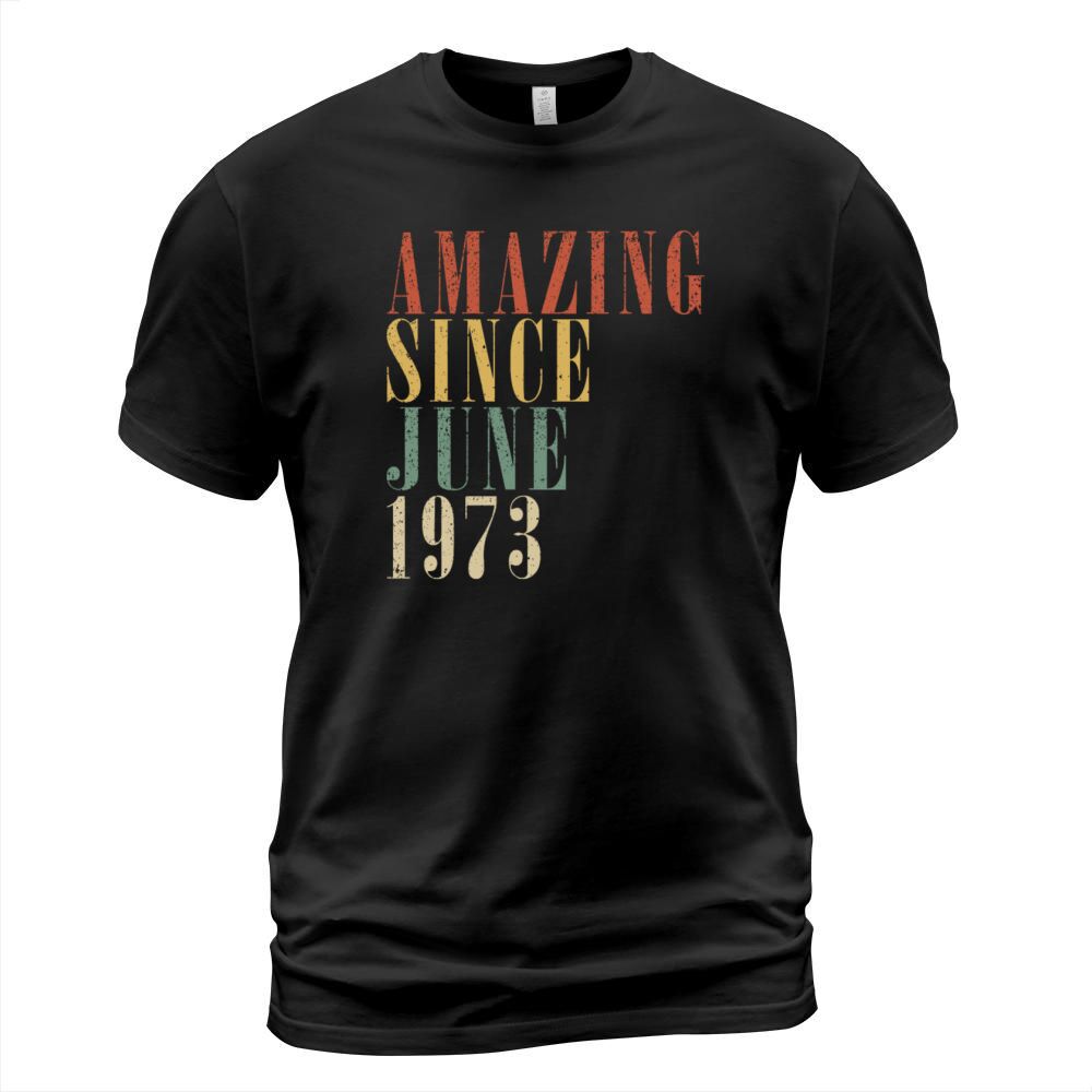 June 1973 Vintage Birthday Gift T-Shirt Unisex