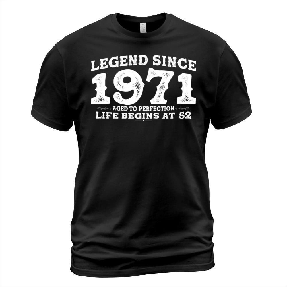 Vintage 1971 Shirt for Men Women 52 Year Old 52nd T-Shirt Unisex