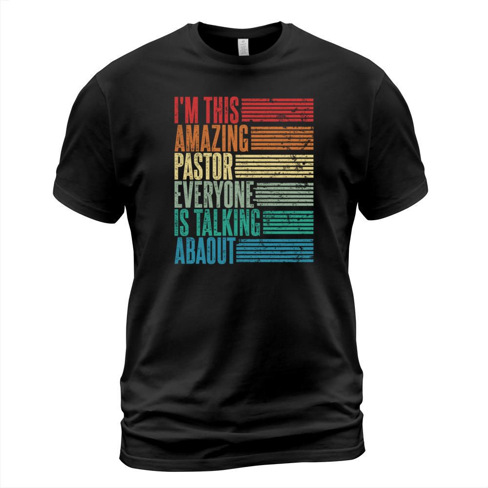 Vintage Pastor Profession Gift Retro T-Shirt Unisex