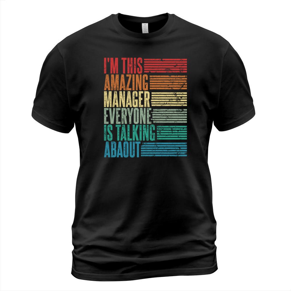 Vintage Manager Profession Gift Retro T-Shirt Unisex