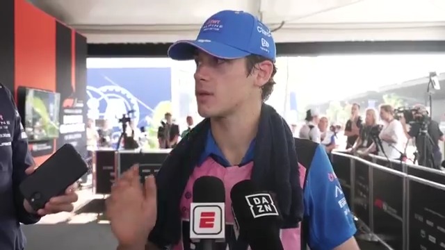 Franco Colapinto tras la qualy del Gran Premio de Bahrein