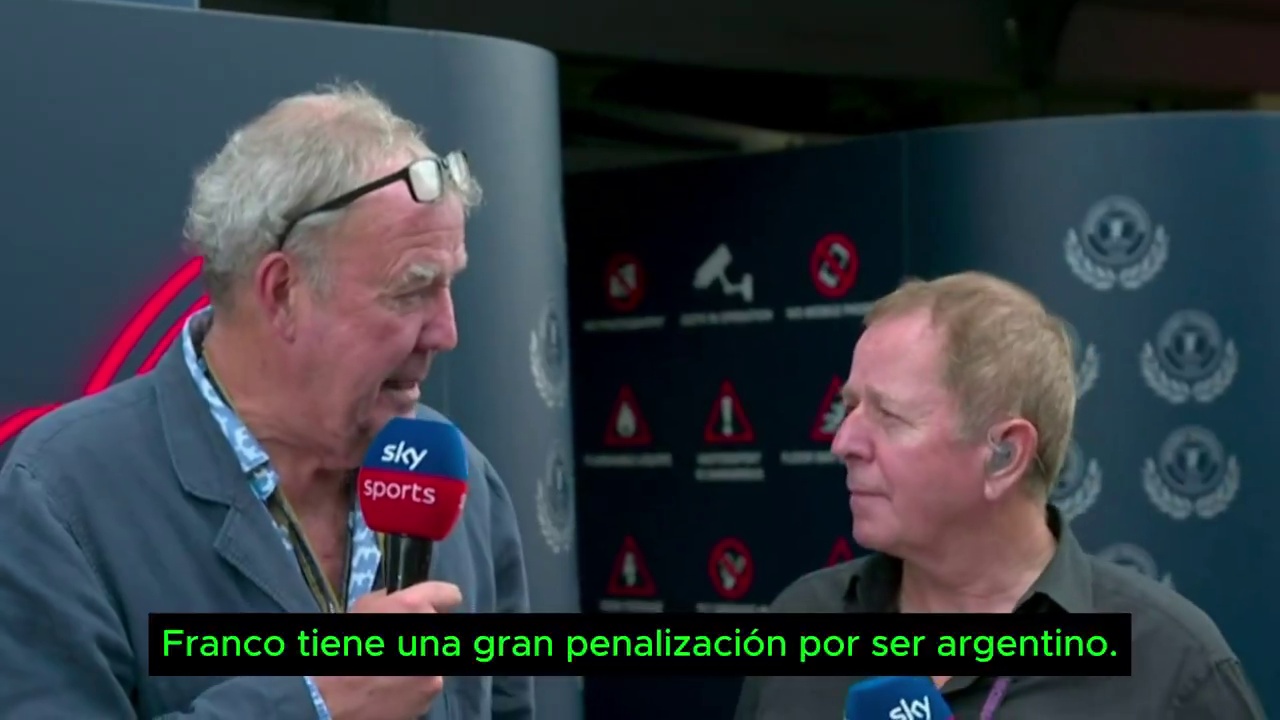 La polémica frase de Jeremy Clarkson en la previa del GP de Estados Unidos de la Fórmula 1.