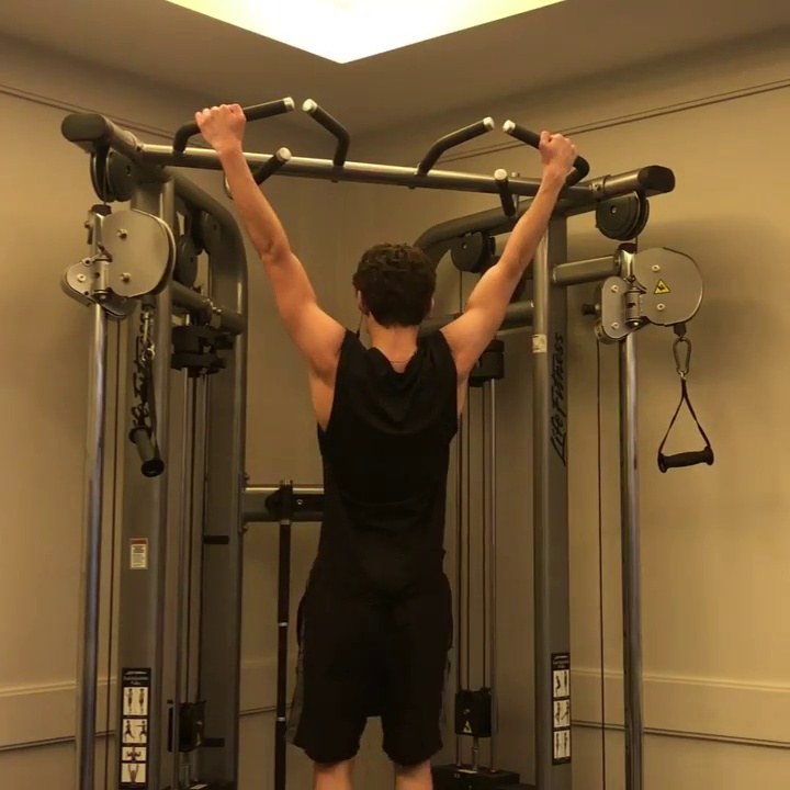 Entrenamiento de Tom Holland.