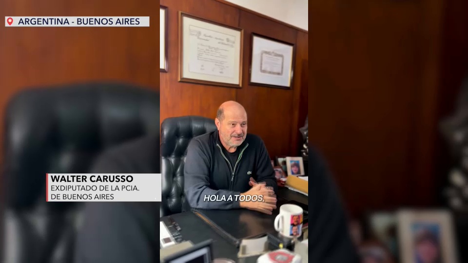Walter Carusso, a 43 años de la elección que consagró a Raúl Alfonsín como presidente.