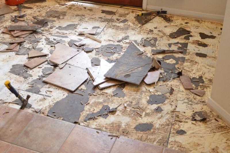 asbestos floor tile removal