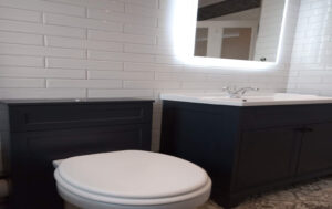 Wet Room Vinyl Floor Fitting