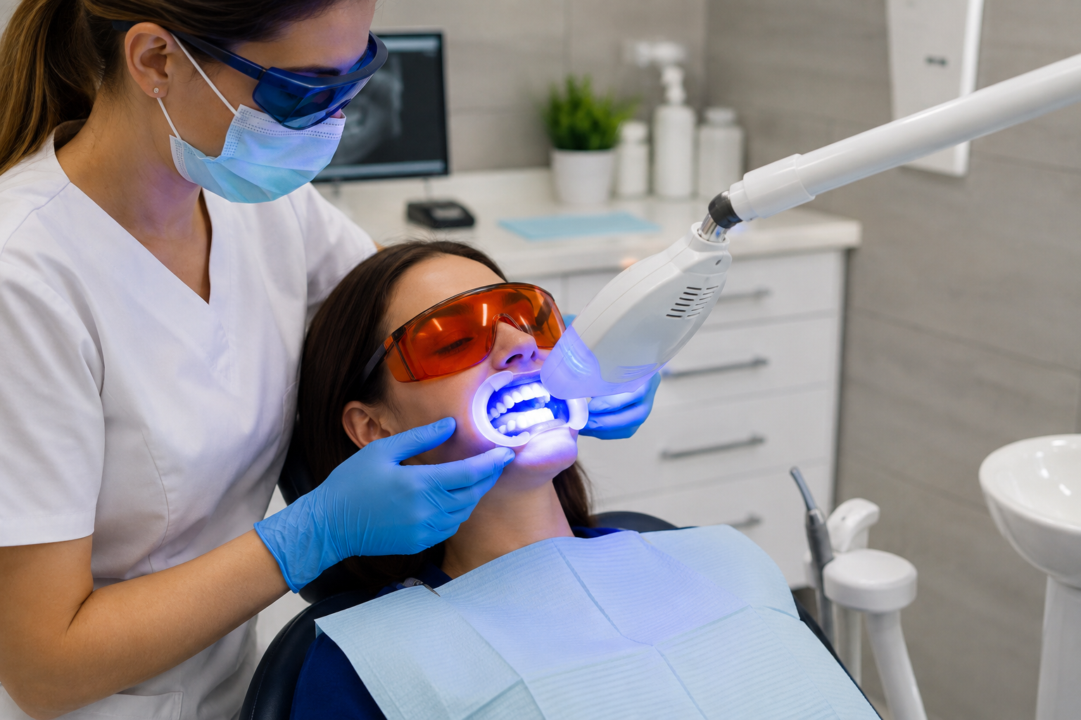 In-Practice Teeth Whitening