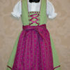Girls' Dirndl Green & Magenta - Image 3
