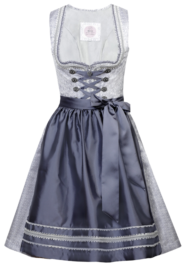 Dirndl Viviane Silver from Marjo Size 36 U.S. 6 Knee Length – Trachten ...