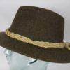 Men's Brown Wool Gaudi Hat with Hemp Banding - Image 2