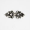 Dainty Hook and Eye Fastener for Blouse or Sweater Antique Pewter