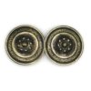 Large Fastener for Costume Cape Antique Brass
