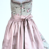 Short/Petite Length Dirndl Mint Green Floral by Bergweiss