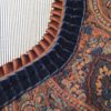 Dirndl Black, Burnt Orange and Turquoise Tapestry by Bergweiss - Image 4