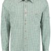 Men's Trachten Shirt Dark Pine Green Check