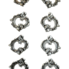 Dirndl Bodice Hooks Baroque Swirl