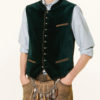 Men's Trachten Vest Albrecht Pine Green Velvet by Hammerschmid - Image 2