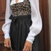 Dirndl Oberaudorf Leopard Black by Marjo - Image 2