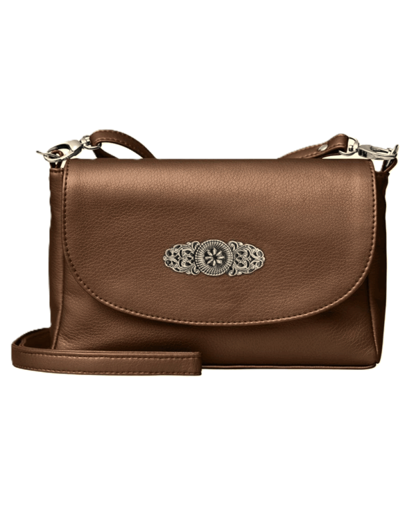 Ladies' Pleather Trachten Purse Five Colour Options, Adjustable Strap - Image 4