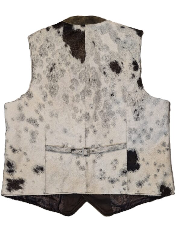 Men's Vest Natural Cow Hide Size 62 Fits 50" chest - Image 2
