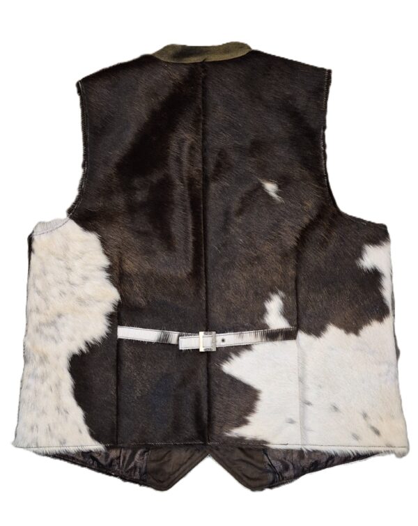 Men's Vest Natural Cow Hide Size 60/ Fits 48-inch Chest - Image 3