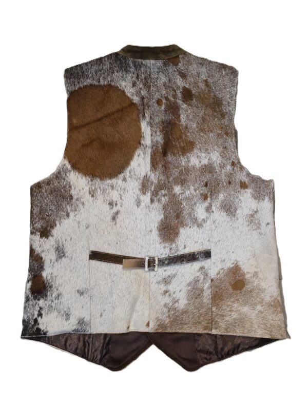 Men's Vest Natural Cow Hide - Image 2