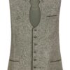 Men's Traditional Linen Vest Bennet Light Olive
