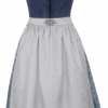 Dirndl Grafling Navy with Silver Grey by Marjo
