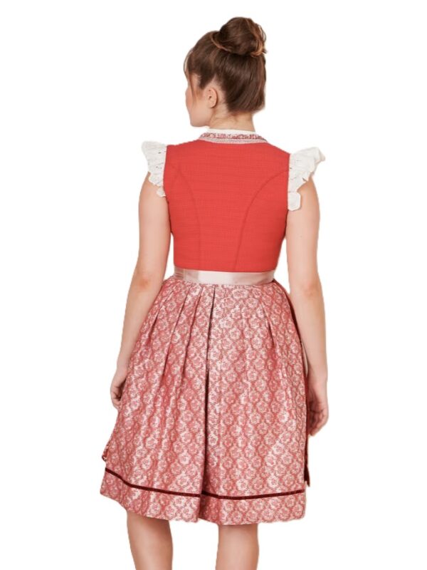 Dirndl Nakita Red Knee-Length by Kruger - Image 4
