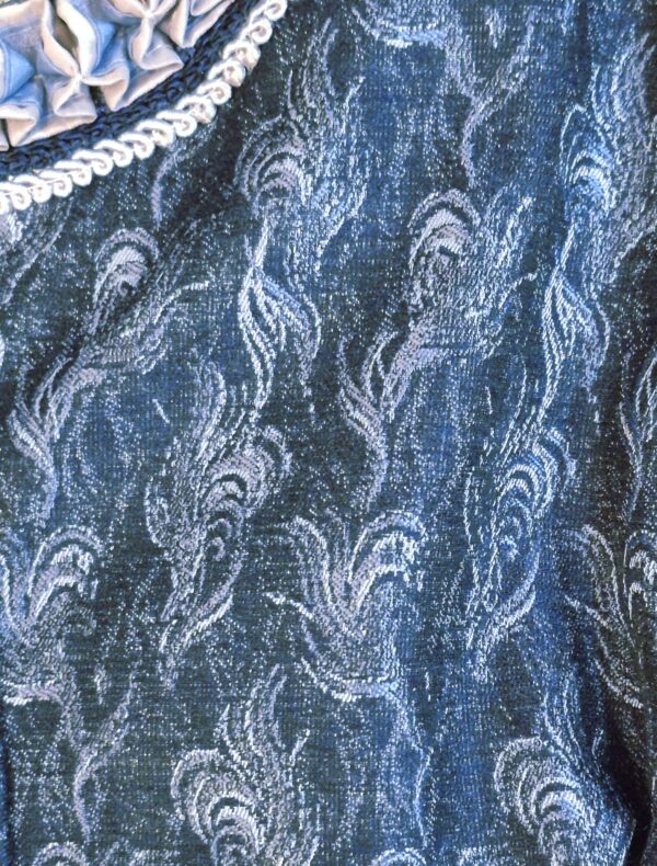 Dirndl Shades of Blue Brocade by Bergweiss - Image 2