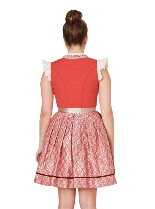 Dirndl Nakita Red Petite/Mini Length by Kruger - Image 4