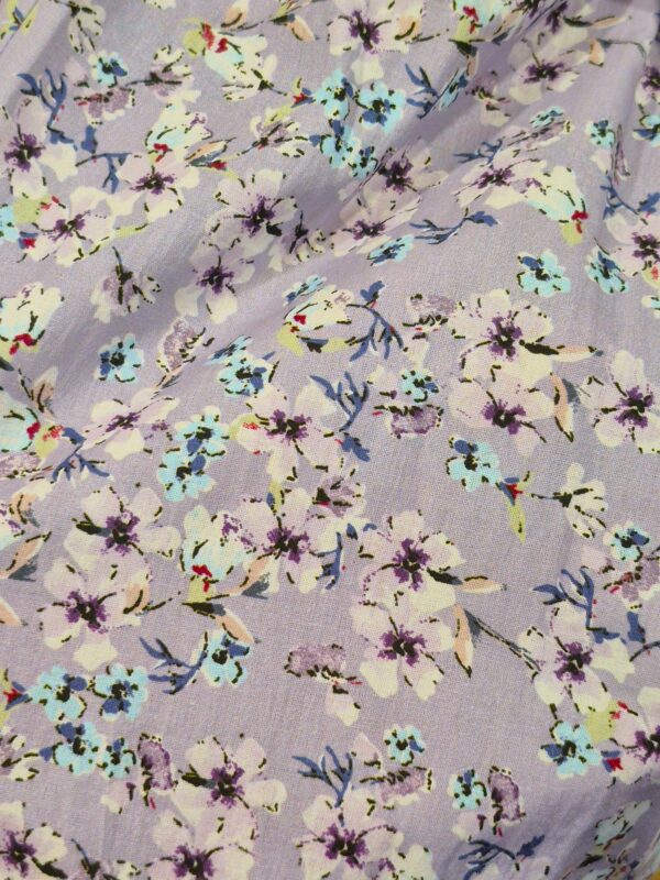 Dirndl Mauve Floral Print by Bergweiss Petite/Mini Length - Image 2