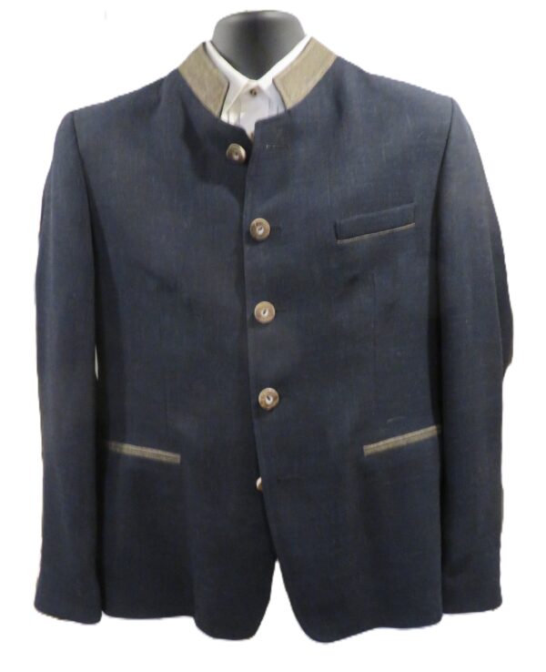 Men's  Linen Blend Trachten Jacket by Lodenfrey
