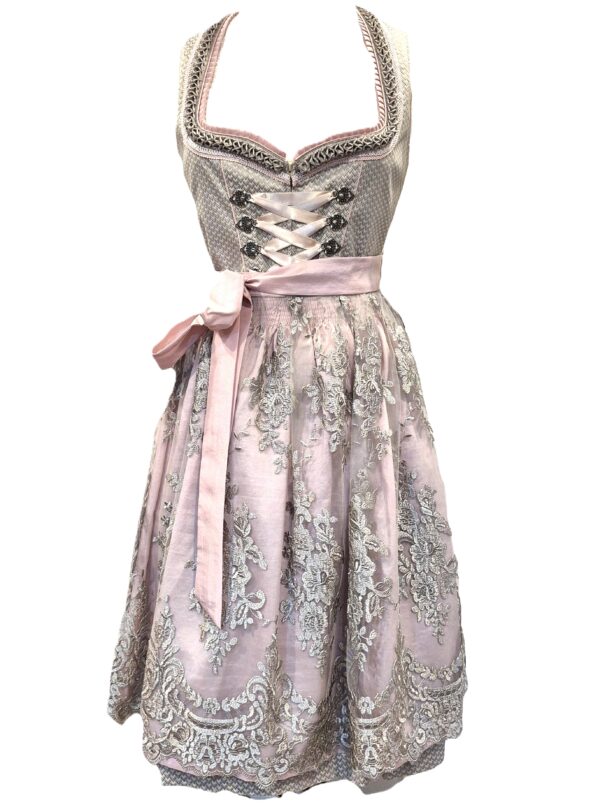 Dirndl Sage and Rose Pink by Bergweiss