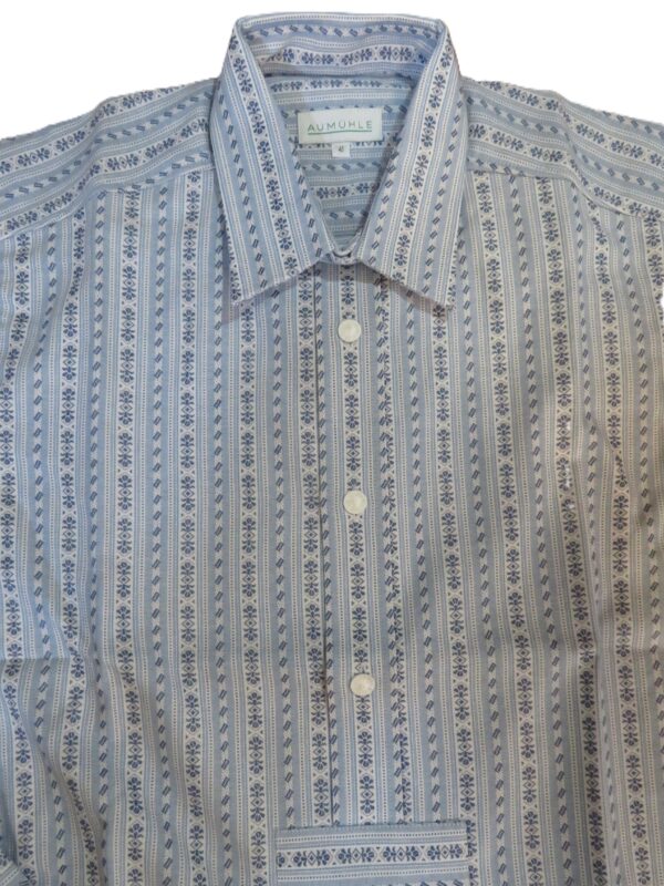 Men's Traditional "Pfoad" style Trachten Shirt by Aumuehle size 40 (M) only - Image 3