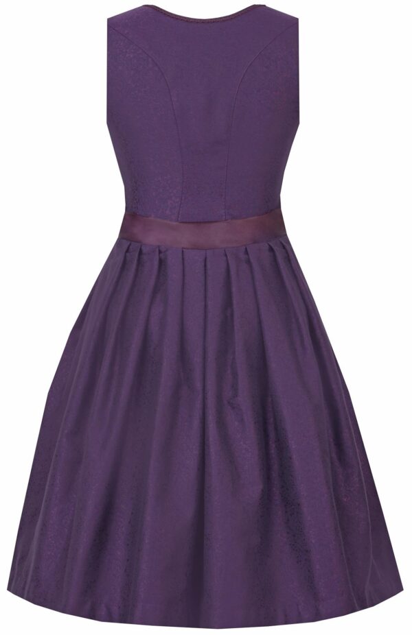 Dirndl Arberg Blackberry with Lace Apron by Marjo  Size EU 48/US 18 - Image 2