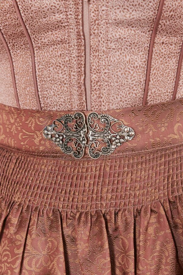 Dirndl Zafina Rosewood/Terracotta by Kruger  Size EU48/US18 - Image 2