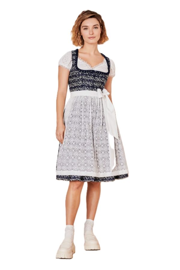 Dirndl Minna Navy and White by Kruger - Image 5