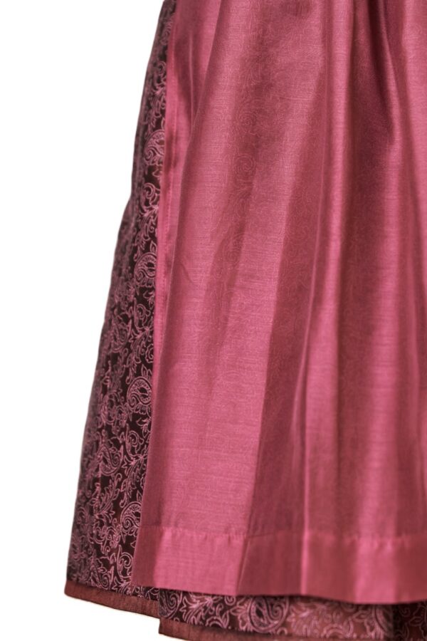 Dirndl Danila Burgundy and Rose by Kruger  Size EU 42/US 12 - Image 2