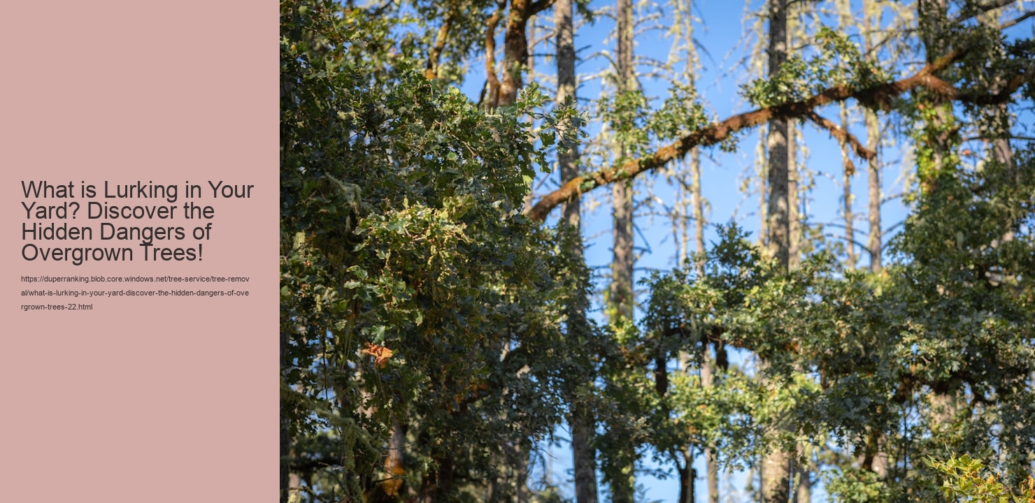 What is Lurking in Your Yard? Discover the Hidden Dangers of Overgrown Trees!