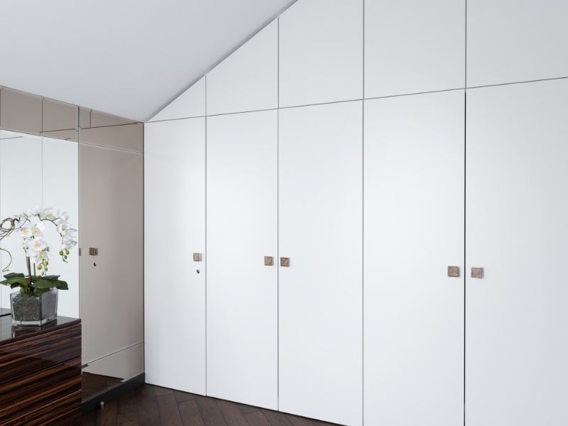 panelled fitted wardrobe doors