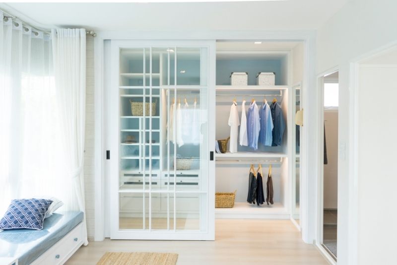 removable built in wardrobes