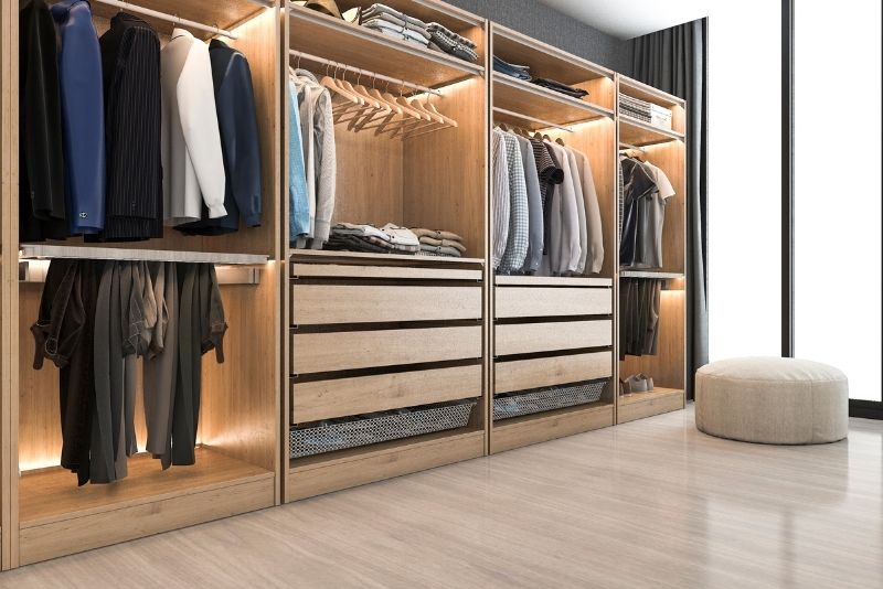 average cost of a fitted wardrobe