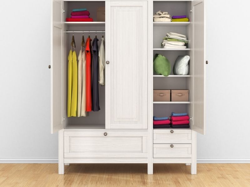 small built in closets