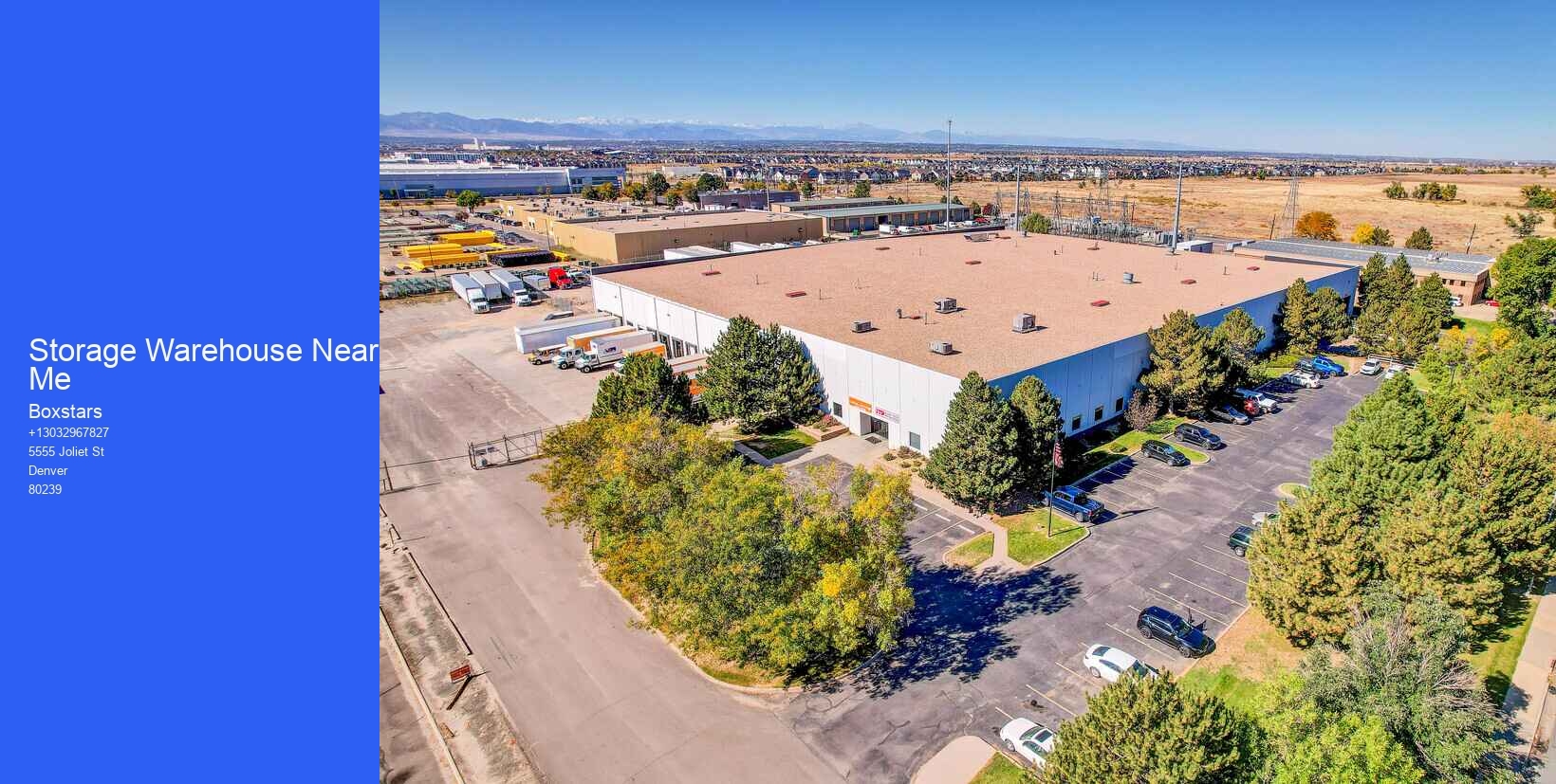 Storage Warehouse Near Me