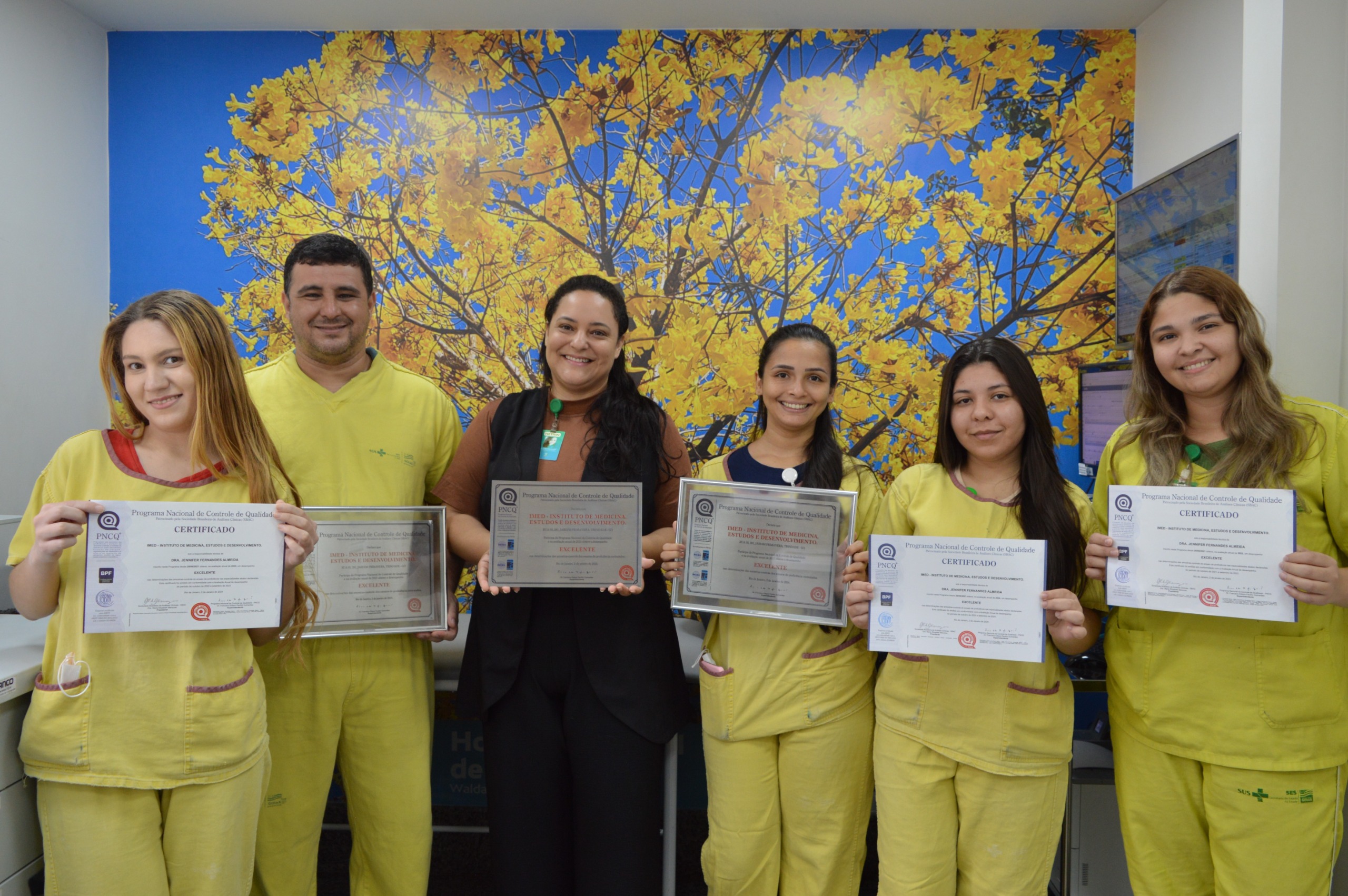 Equipe comemora reconhecimento nacional por excelência, reafirmando o compromisso com a segurança no atendimento