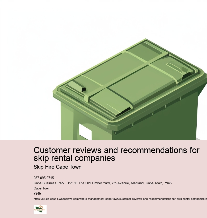 Customer reviews and recommendations for skip rental companies