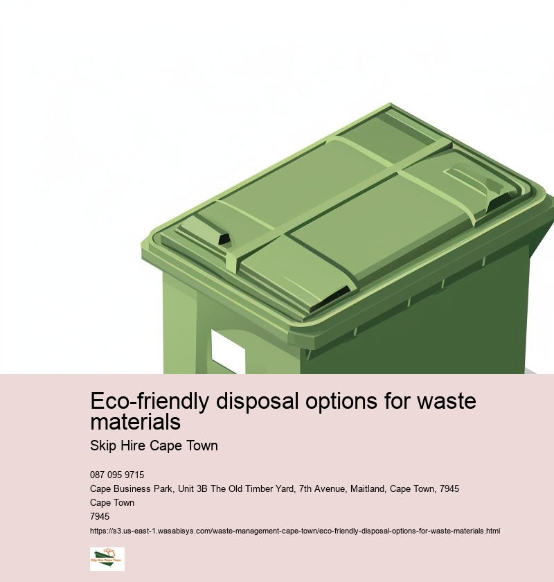Eco-friendly disposal options for waste materials