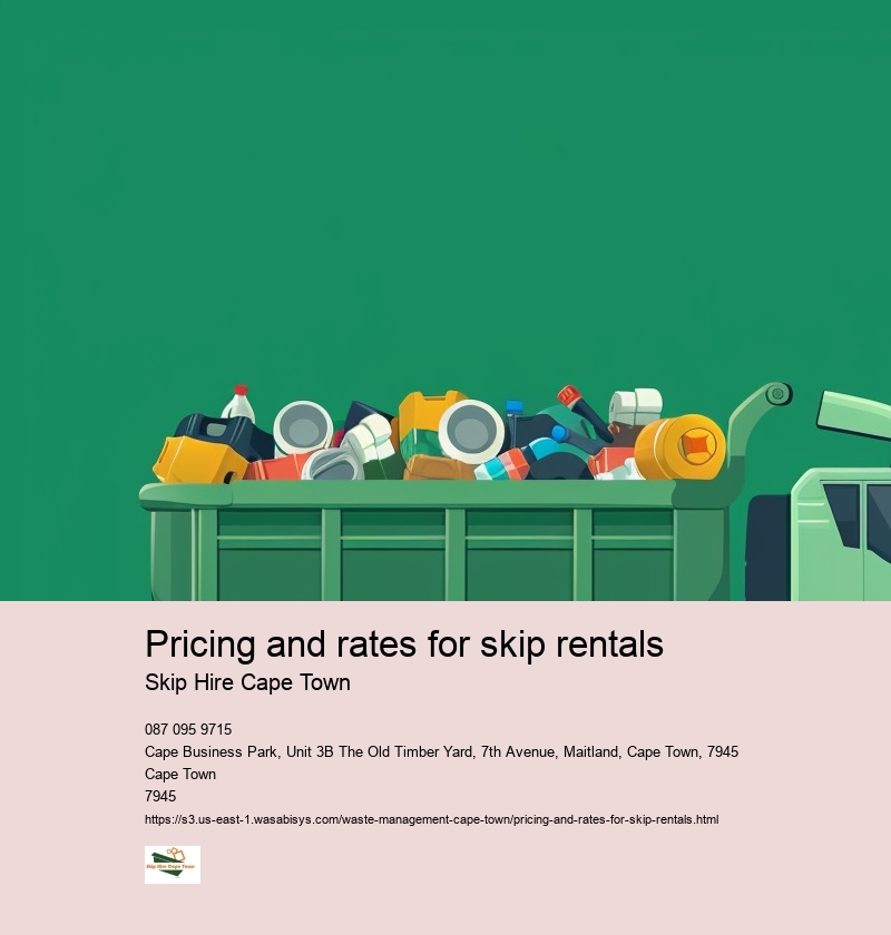 Pricing and rates for skip rentals